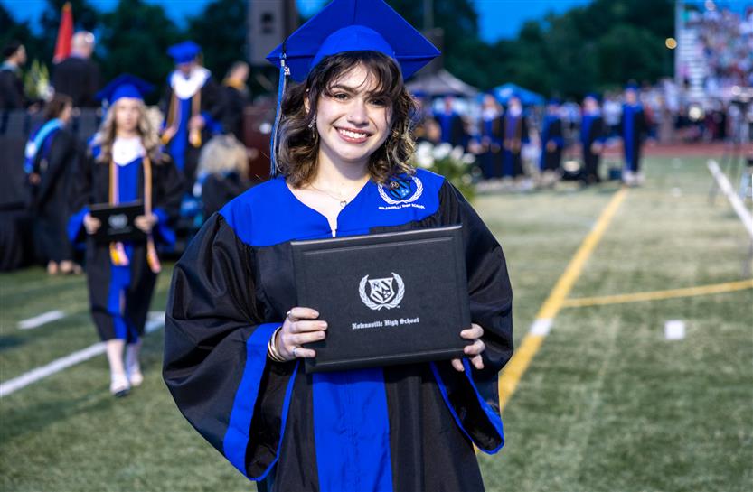 Students celebrate graduating